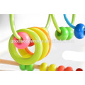 Children's Educational Beads Wooden Toys Supplier OEM/ODM Animal&Fruit Patterns Printing Wood Bead for Baby